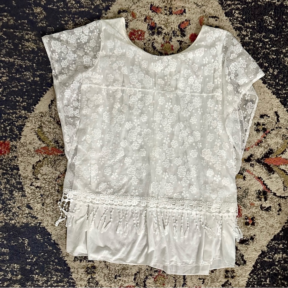 Sisjuly Beach Dress/Tunic Lace Top